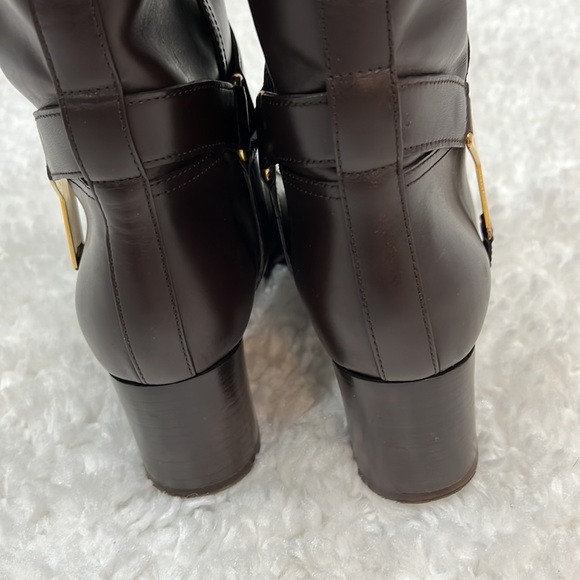 YSL SAINT LAURENT Knee High Boots Sz 40 - Picture 6 of 7